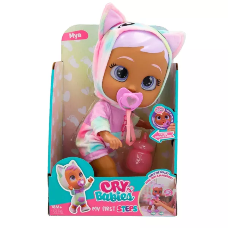 Muñeca Cry Babies Mya Mis Primeros Pasos