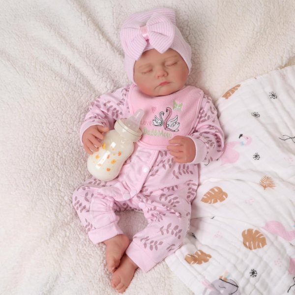 Muñeca Real Bebe Reborn Cuerpo algodon Lorena