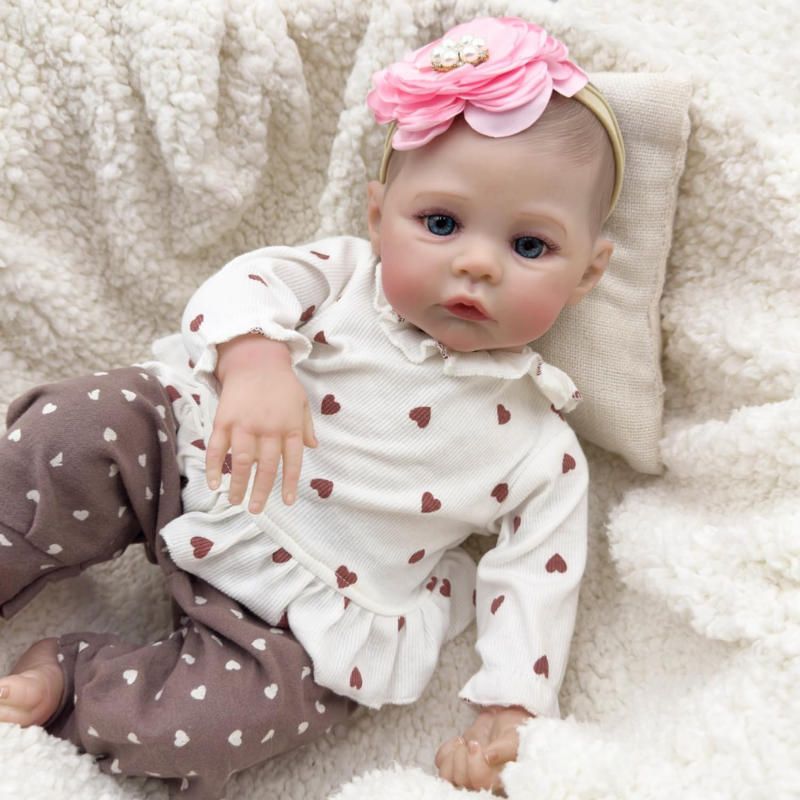 Muñeca Real Bebe Reborn Cuerpo De Algodón Milena