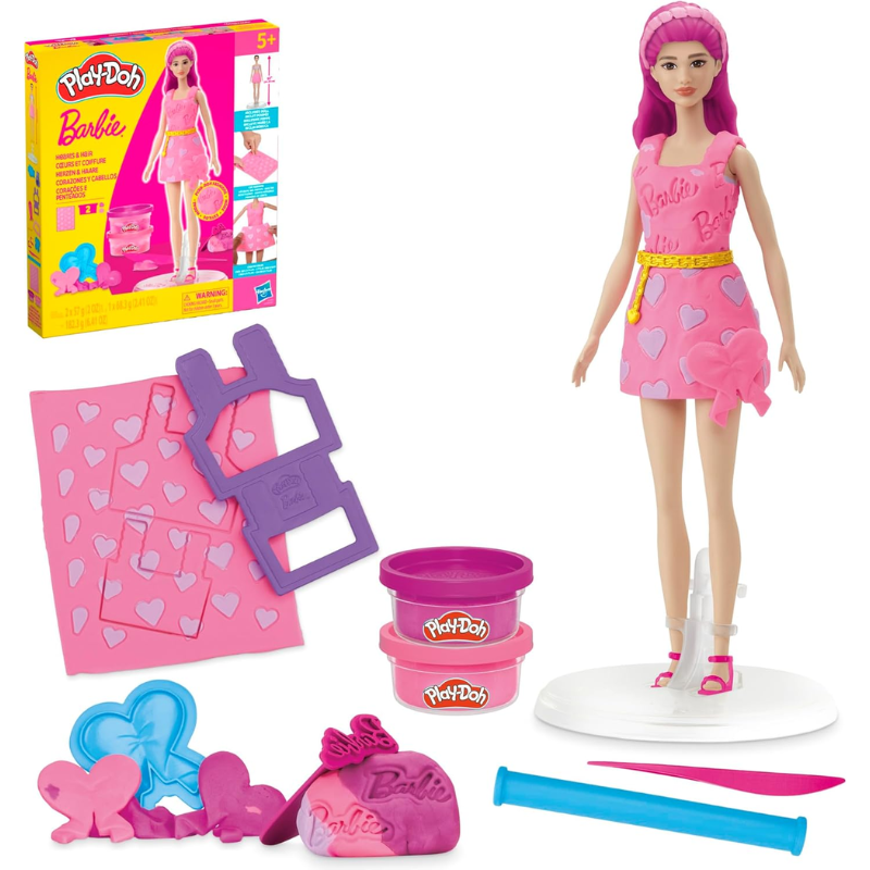 Play-Doh Muñeca Barbie Conjunto De Diseño Corazones