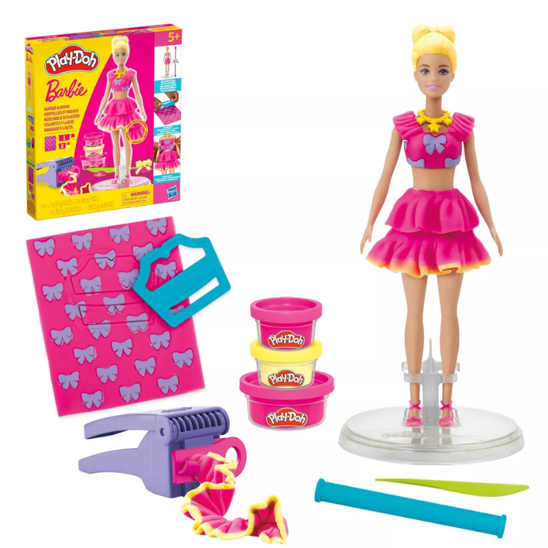 Play-Doh Muñeca Barbie Conjunto De Diseño Moños