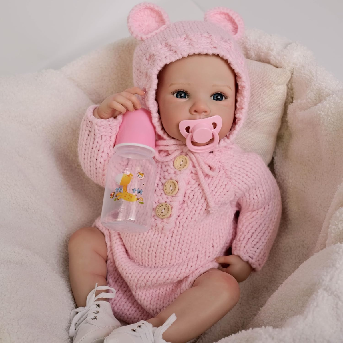 Muñeca Reborn Bebe Real Silicona Rosalía
