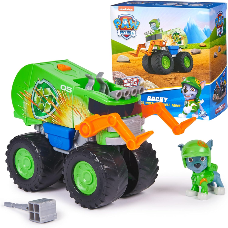 Vehículo Transforme Paw Patrol Rescue Rocky