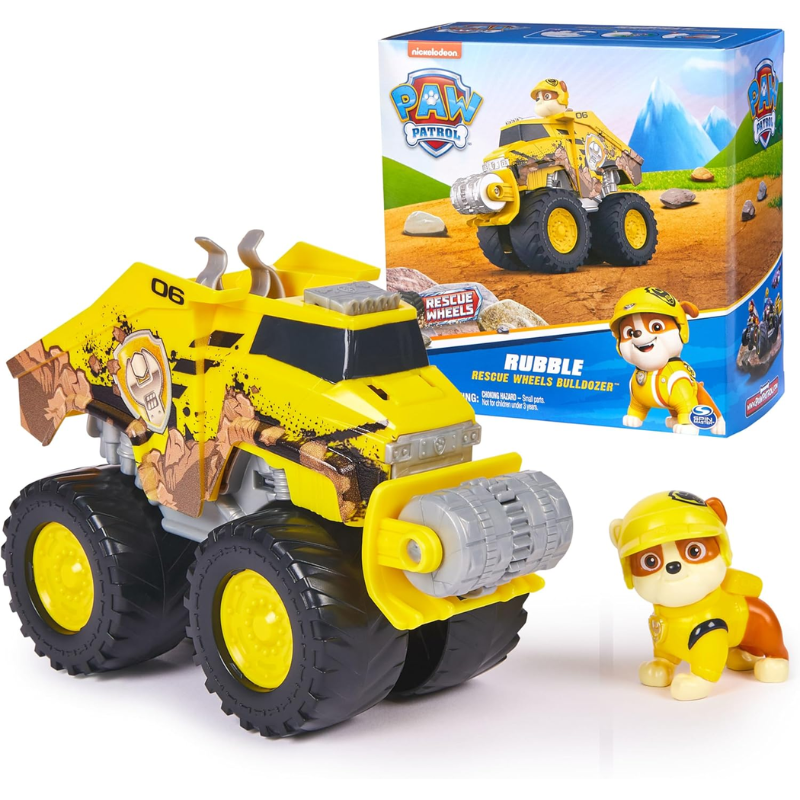 Vehículo Transforme Paw Patrol Rescue Rubble's