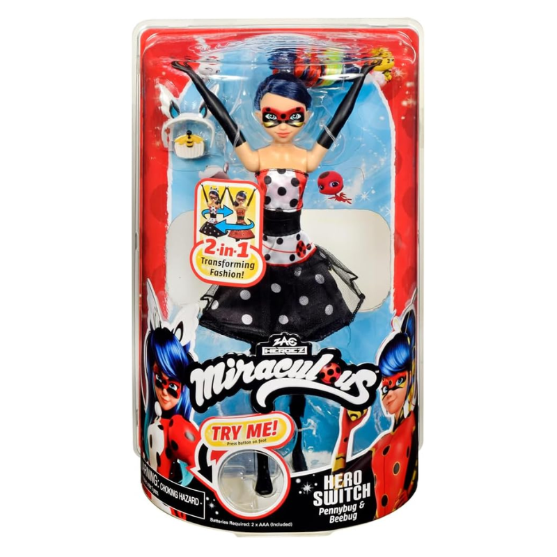 Muñeca Ladybug De Miraculous Cambia Vestido