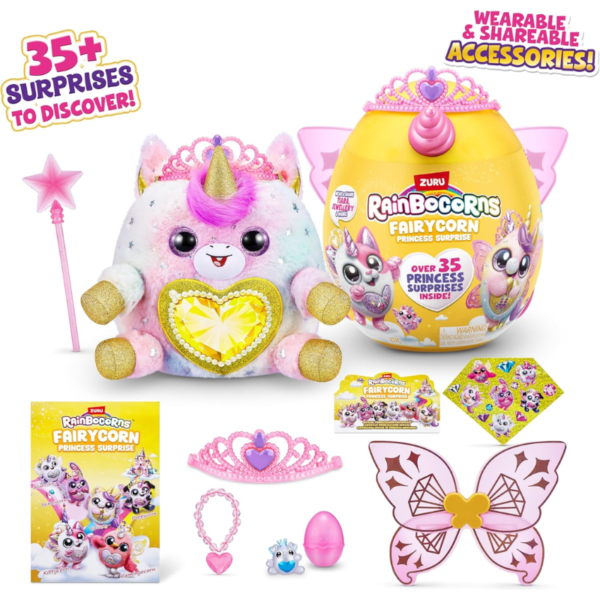 Peluche Huevo Sorpresa Princesa Fairycorns de Rainbocorns ZURU