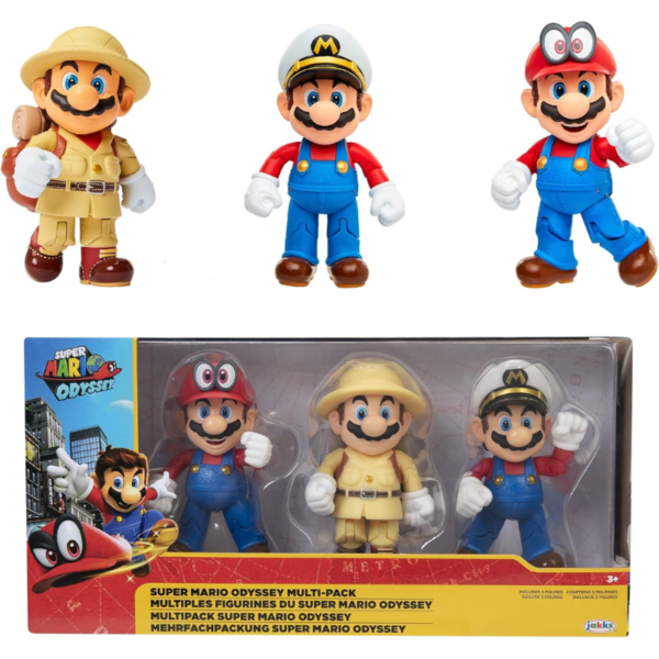 Figuras x3 Super Mario Odyssey