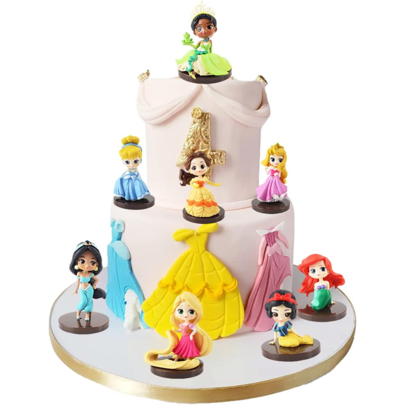 Figuras Princesas Disney Decoración Para Torta - Imagen 3