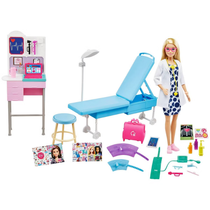 Barbie Careers Set Doctora Rubia Consultorio