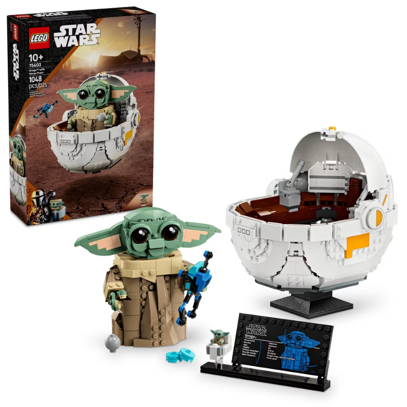 Lego Star Wars Grogu Con Cochecito Flotante 75403