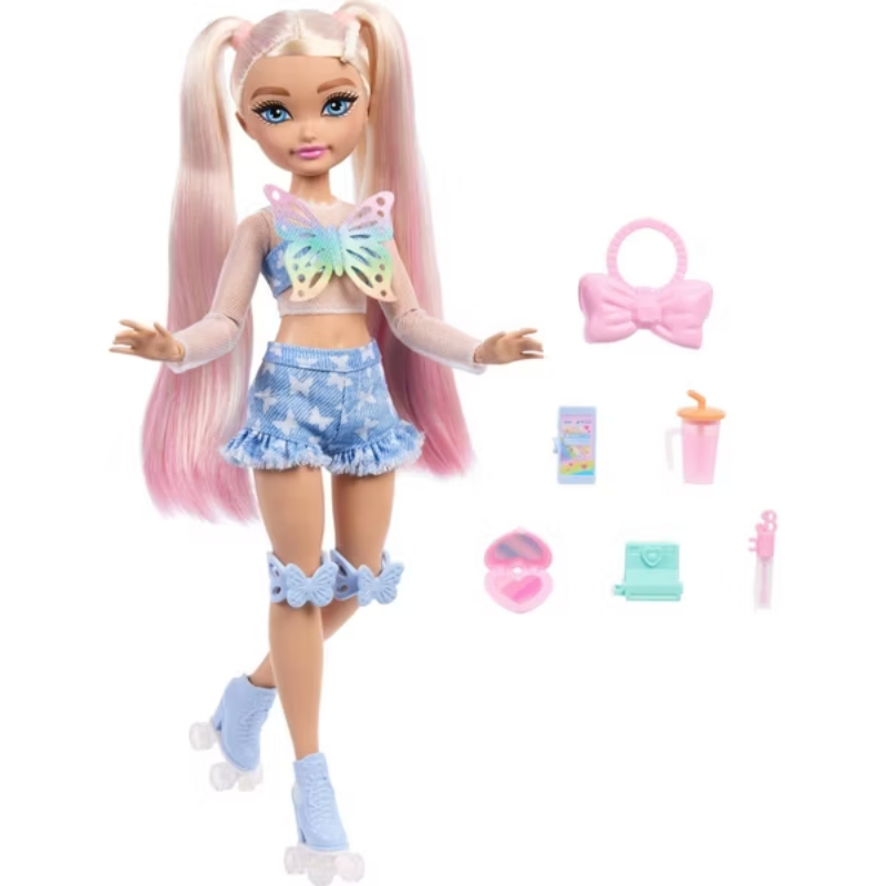 Muñeca Barbie Dream Besties Malibu Con Accesorios