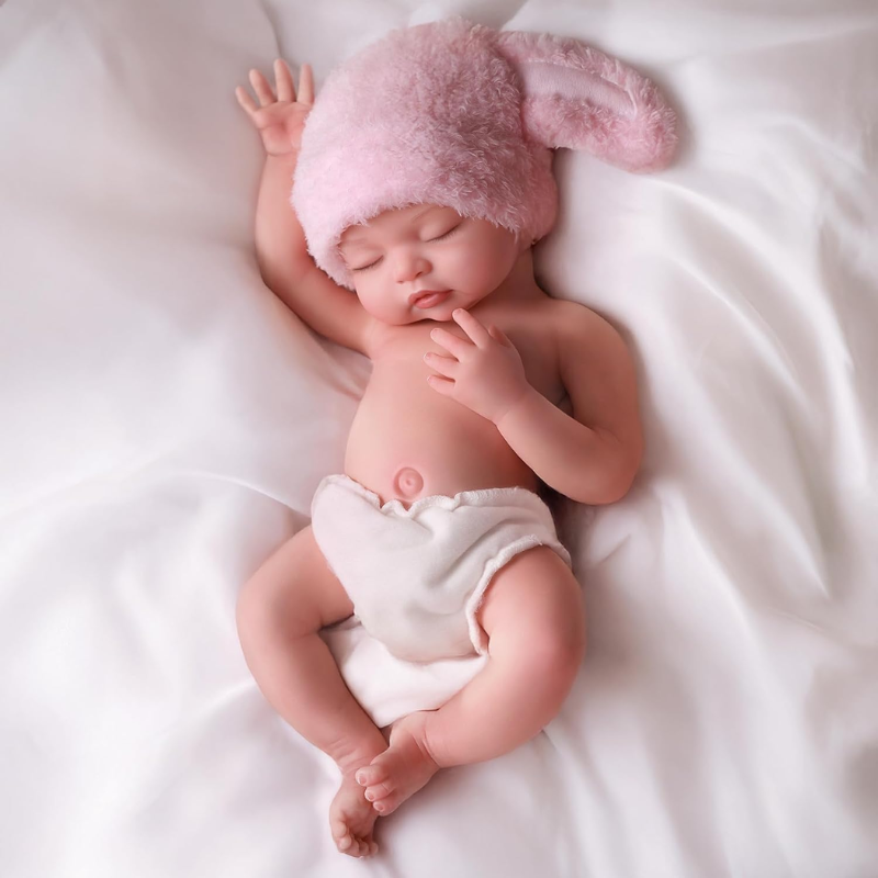 Muñeca Reborn Bebé Real Grande Silicona Blanda Flexible 40 Cm María Paz - Imagen 3