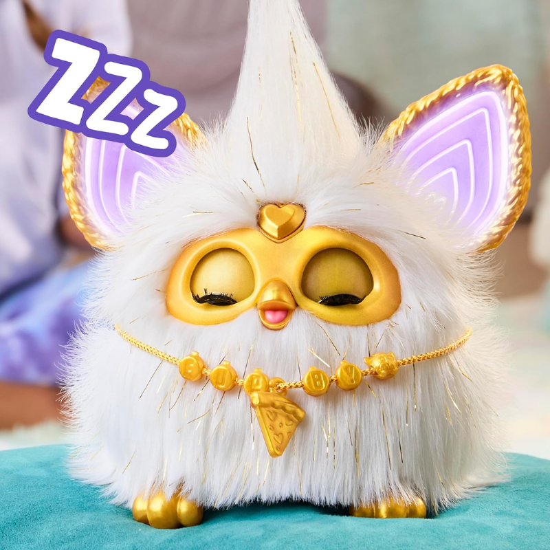 Furby Peluche Interactivo Golden Glam Luces Y Sonidos - Imagen 3