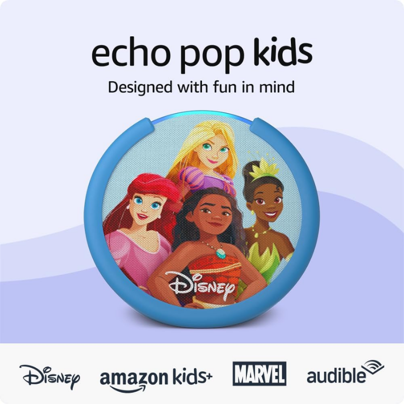 Amazon Echo Pop Kids Para Niños Princesas - Imagen 4