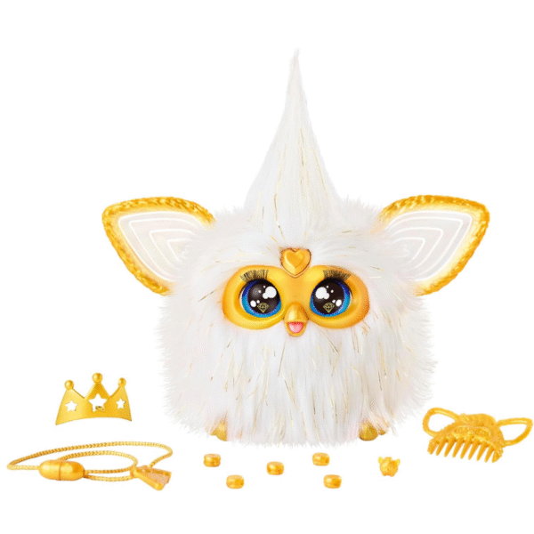 Furby Peluche Interactivo Golden Glam Luces Y Sonidos