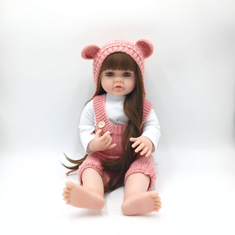 Reborn Muñeca Bebe Real Cuerpo Completo De Silicona Dana