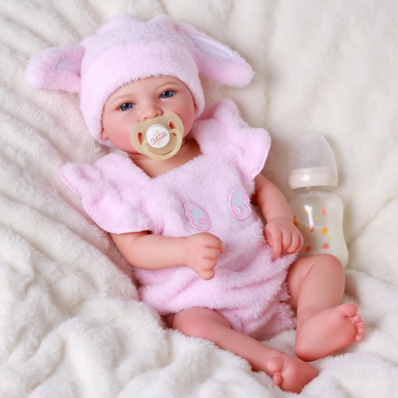 Muñeca Real Bebe Reborn Cuerpo Completo De Silicona Yasmin