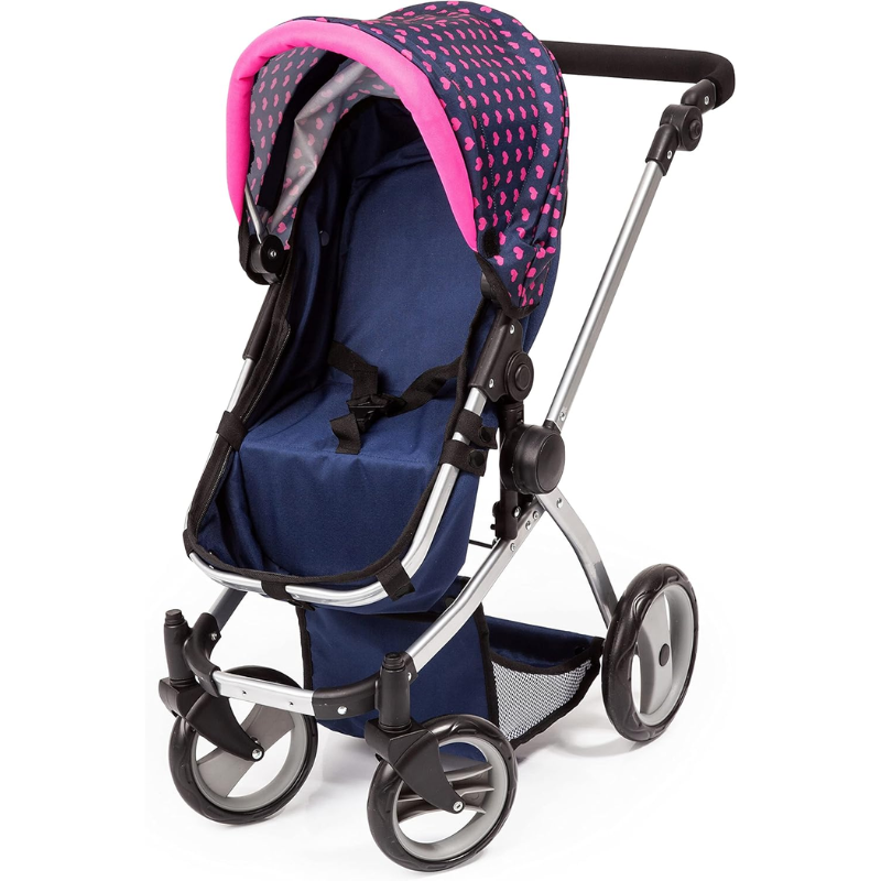 Coche Para Bebes Reborn Realista Con Cuna Bolso Y Accesorios - Imagen 3