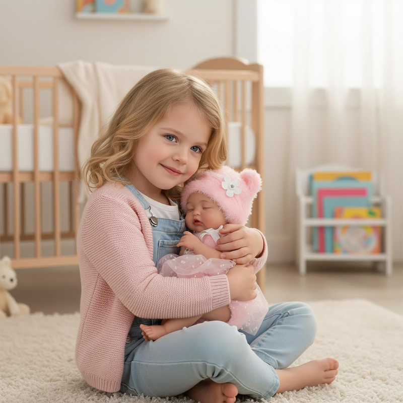 Muñeca Bebé Real Reborn Con Cuerpo Silicona Blanda Flexible Mariana 33 Cm - Imagen 2