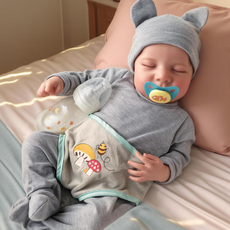 Muñeco Real Bebe Reborn Cuerpo De Silicona Niño Daniel - Imagen 2