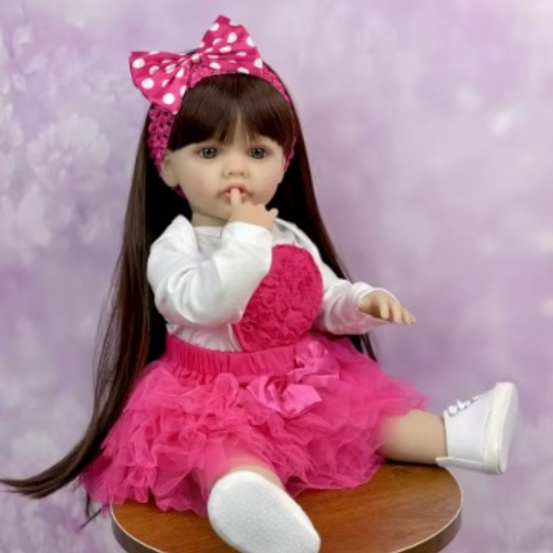 Muñeca Reborn Bebe Real Cuerpo Completo De Silicona Aura