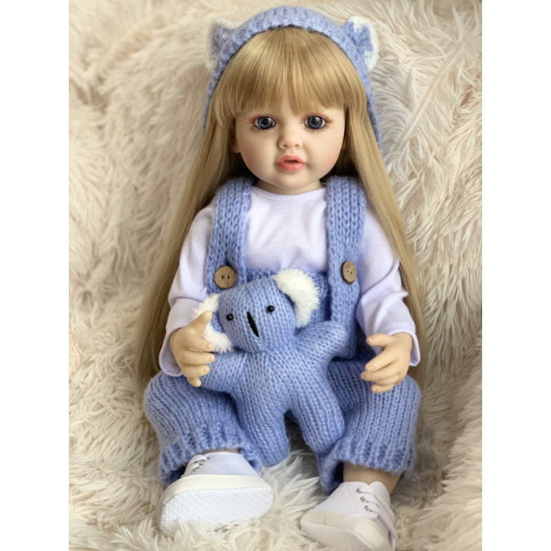 Reborn Muñeca Bebe Real Cuerpo Completo Silicona Liza