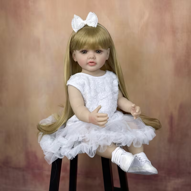 Reborn Muñeca Bebe Real Cuerpo Completo Silicona Paula - Imagen 4