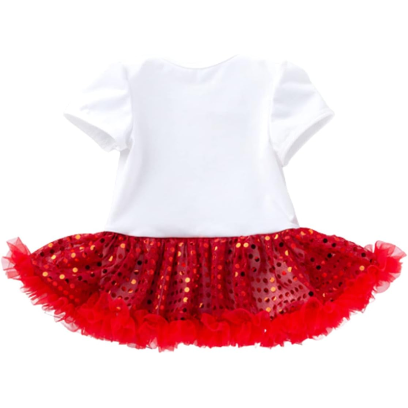 Vestido Ropa Para Bebes Reborn Muñecas Realistas 43 cm a 55 cm - Rojo - Imagen 3
