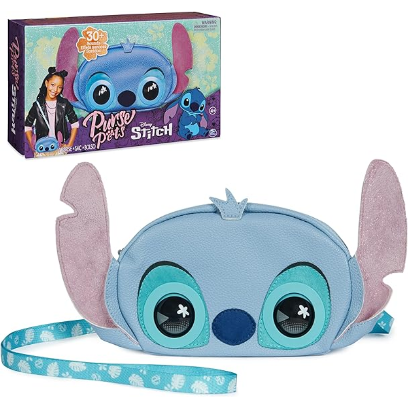 Bolso Juguete Interactivo Para Niñas Sonidos Disney Stitch