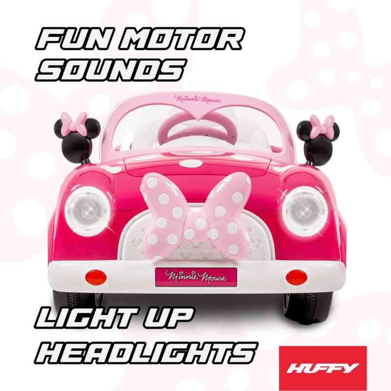 Carro Montable Convertible Electrico Para Niña Disney Minnie Mouse - Imagen 2