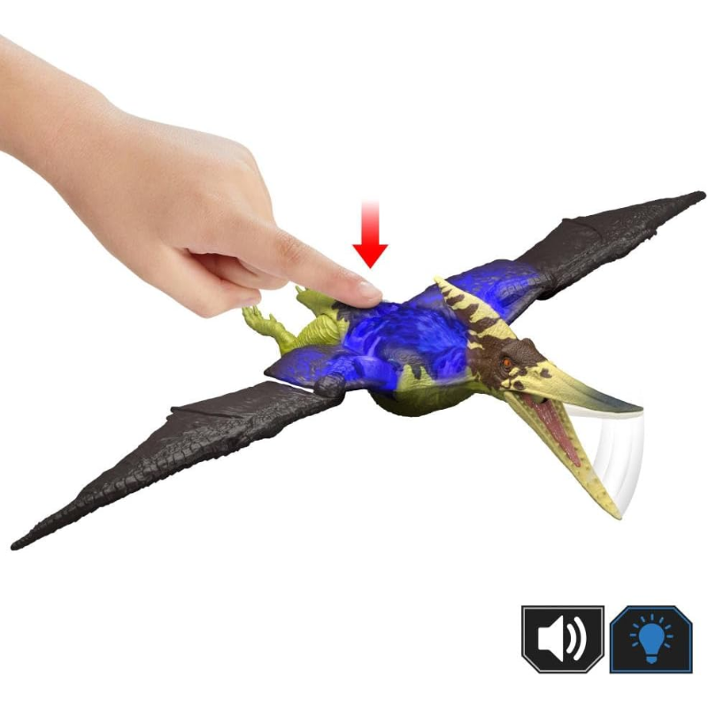 Dinosaurio Pteranodon Jurassic World Survival Luces Y Sonidos