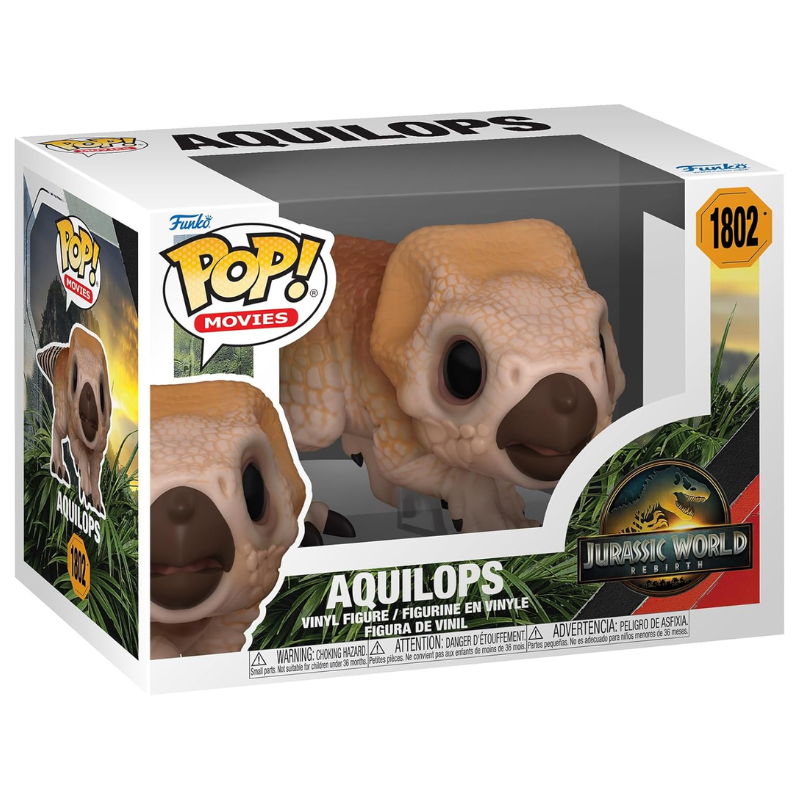 Figura Jurassic World Rebirth Funko Pop Aquilops - Imagen 2