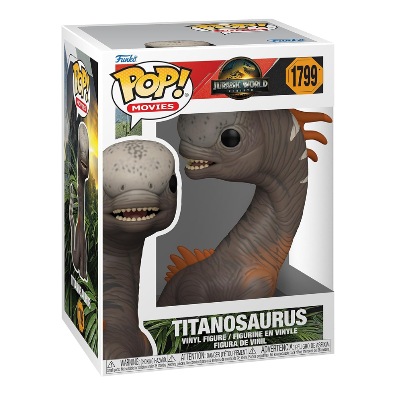 Figura Jurassic World Rebirth Funko Pop Titanosaurio