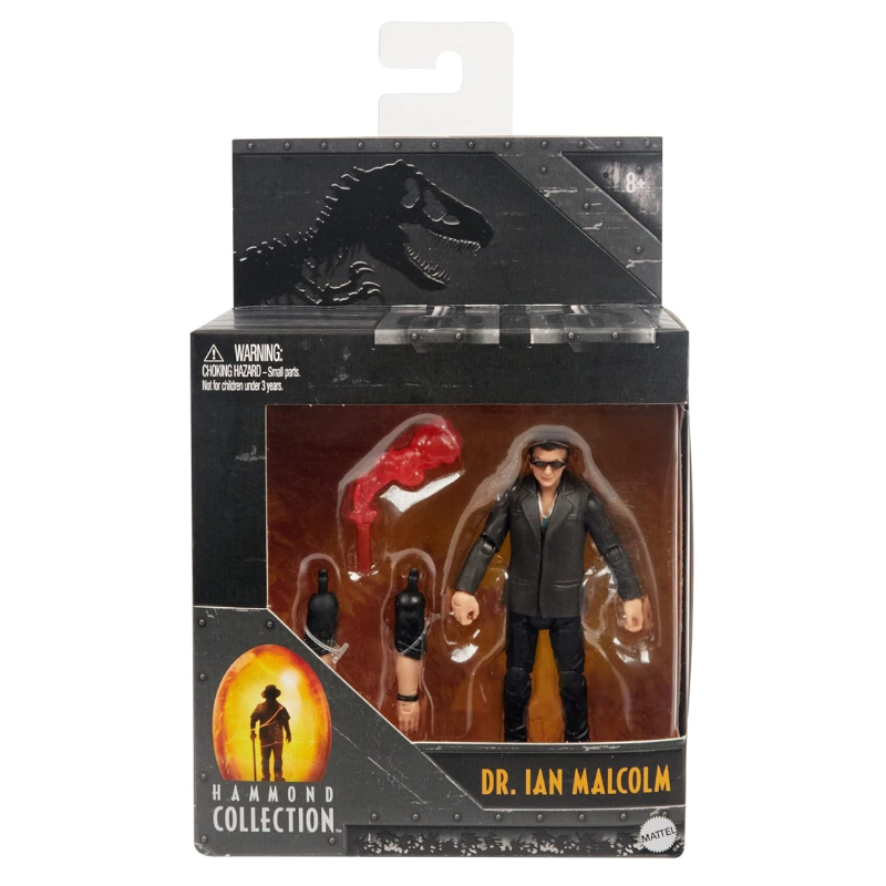 Figura de acción del Dr. Ian Malcolm Jurassic Park Hammond