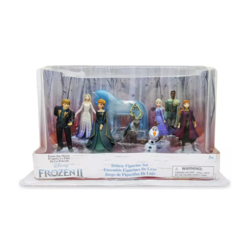 Figuras Frozen 2 Deluxe Anna Elsa Olaf Disney - Imagen 2