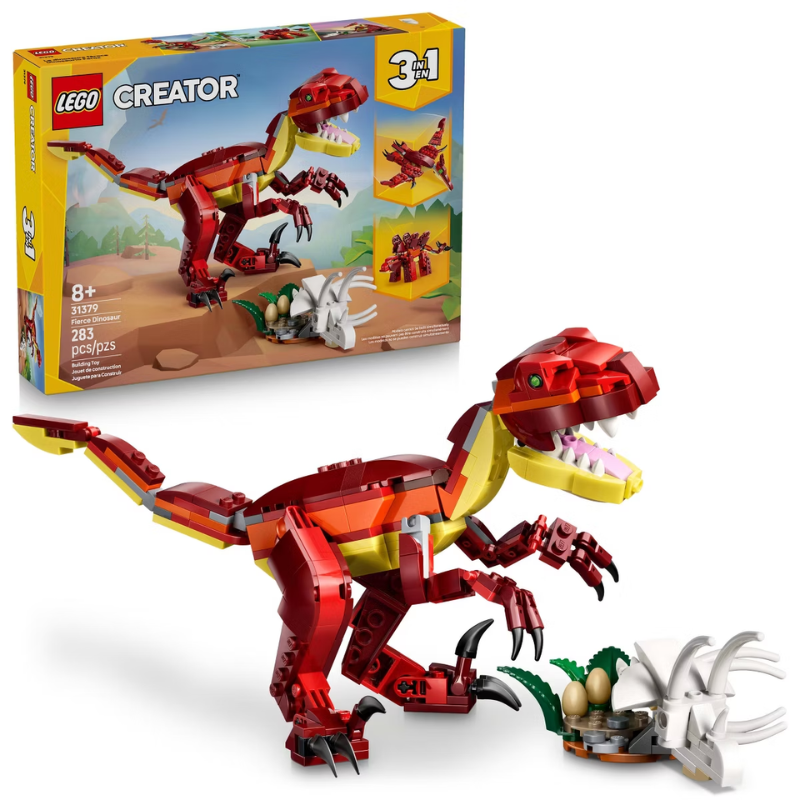 Lego Creator 3 En 1 Dinosaurio Feroz 31379