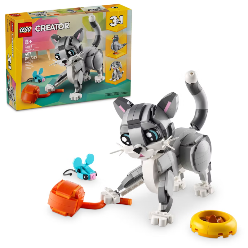 Lego Creator 3 en 1 Gato Juguetón 31163