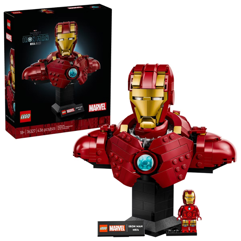 Lego Marvel Busto De Iron Man Mk4 76327