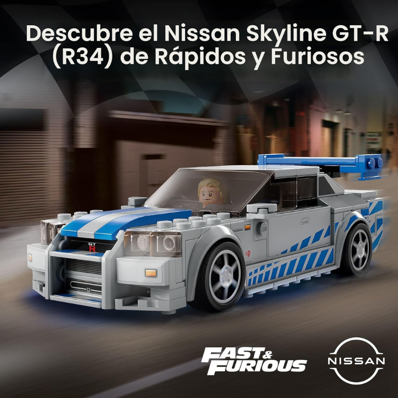 Lego Speed Champions 76917 Nissan Skyline GT-R R34 - Imagen 2