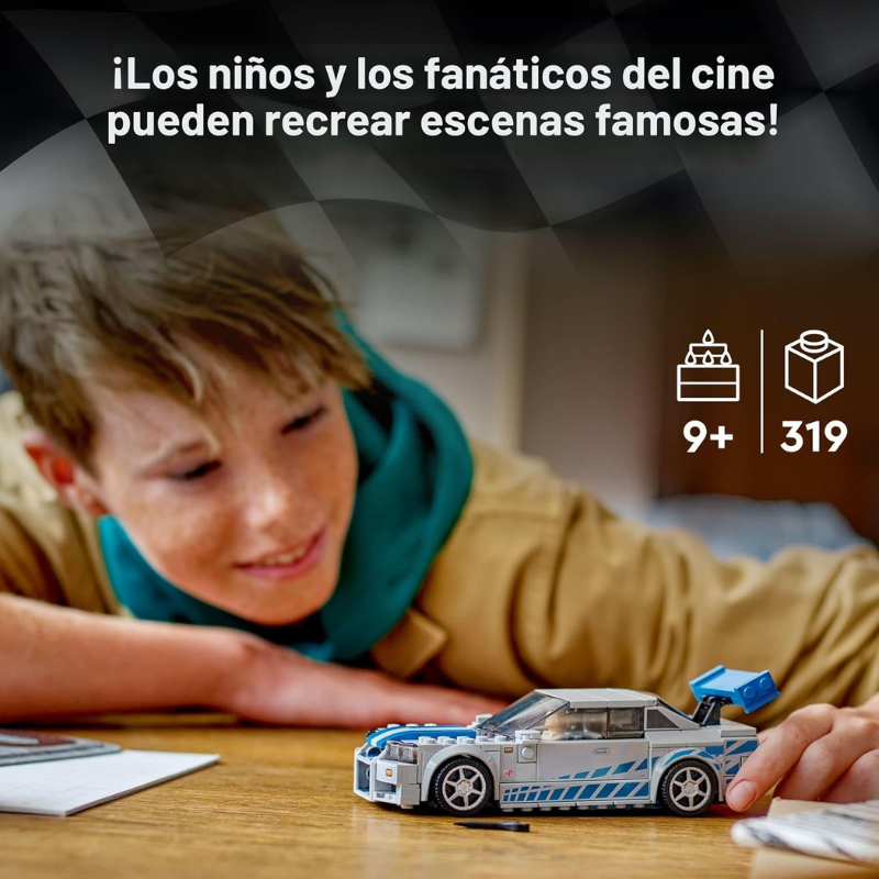 Lego Speed Champions 76917 Nissan Skyline GT-R R34 - Imagen 3
