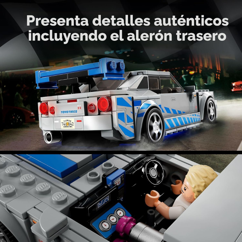 Lego Speed Champions 76917 Nissan Skyline GT-R R34 - Imagen 4
