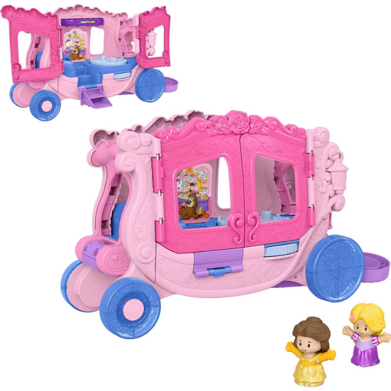 Little People Disney Carruaje De Arrastre De Princesas