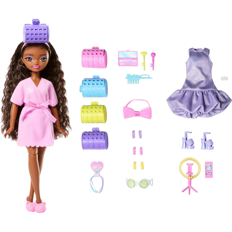 Muñeca Barbie Dream Besties Brooklyn Con 15 Sorpresas