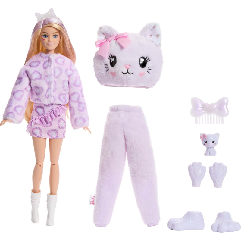 Muñeca Barbie Pop Reveal Muñeca Serie Cuddly Gatito