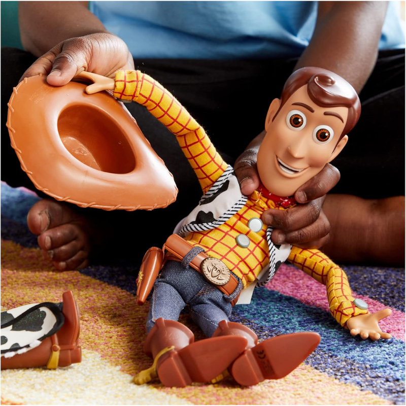 Muñeco Woody Sheriff Con Sonidos Toy Story Disney Pixar - Imagen 2