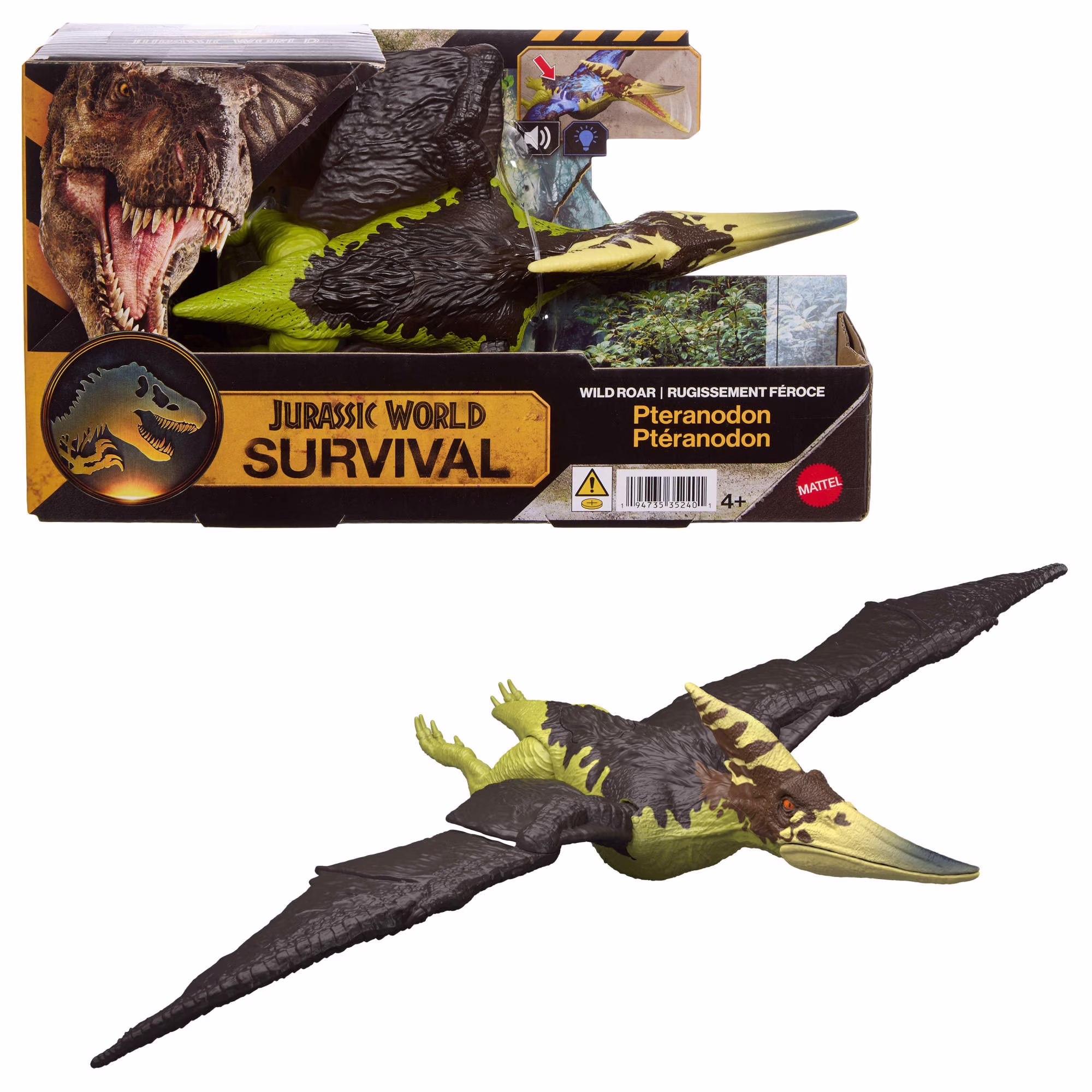 Dinosaurio Pteranodon Jurassic World Survival Luces Y Sonidos