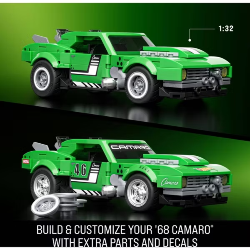 Carro De Juguete Armable Hot Wheels Custom 68 Camaro - Imagen 2