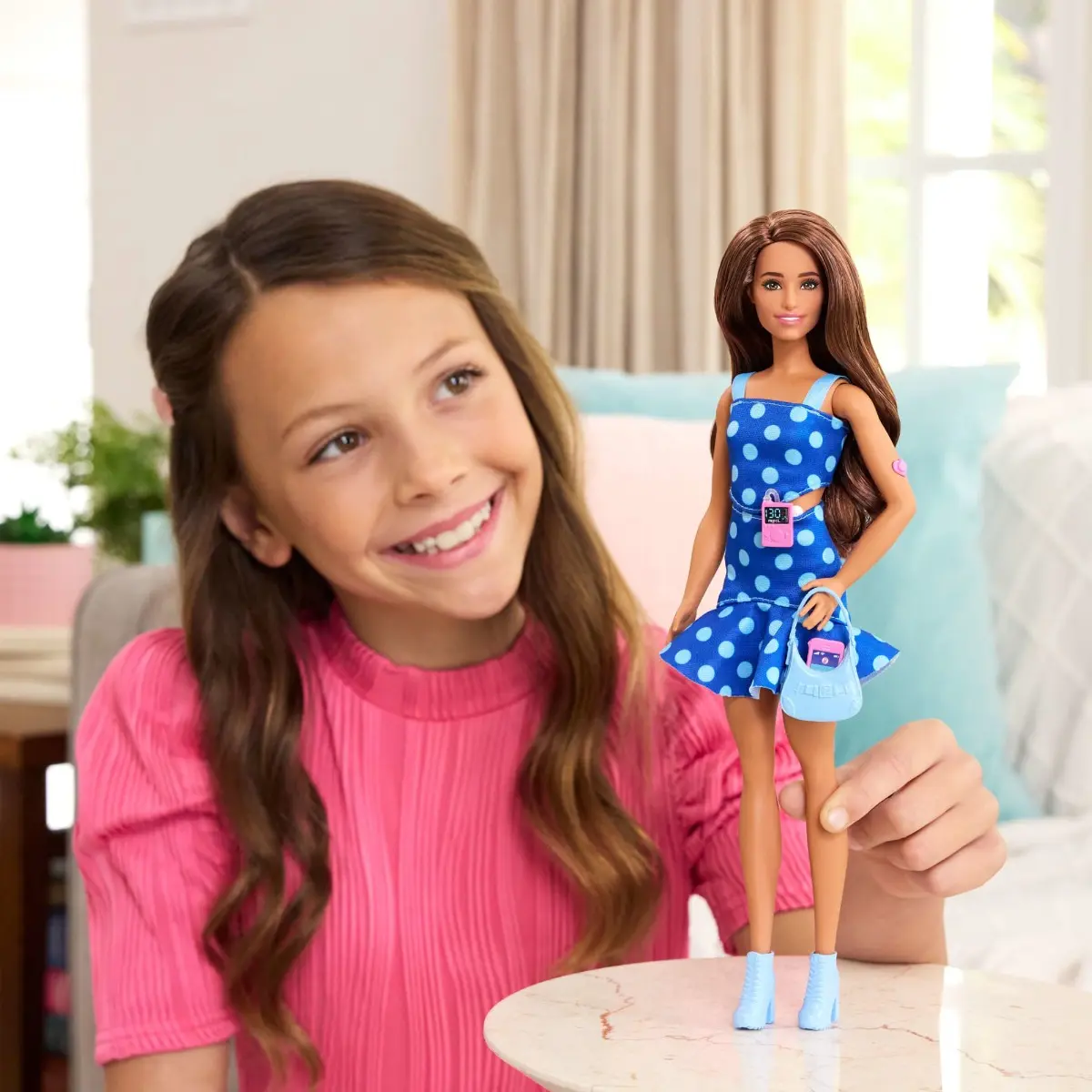 Muñeca Barbie Fashionista Con Diabetes
