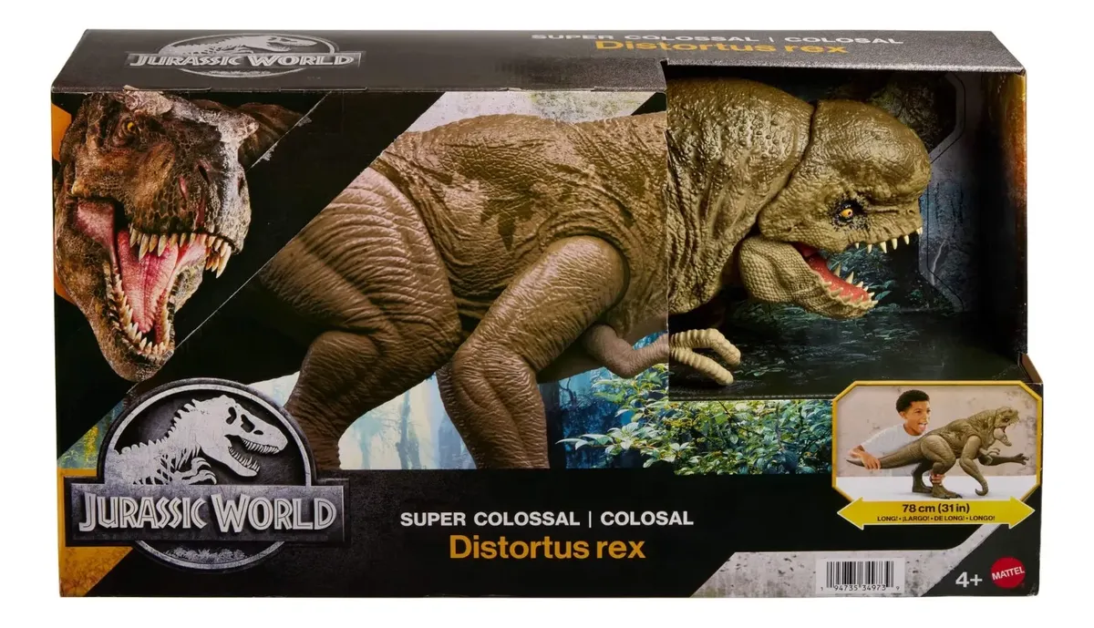 Dinosaurio Distortus Rex Super Colosal Jurassic World Rebirth