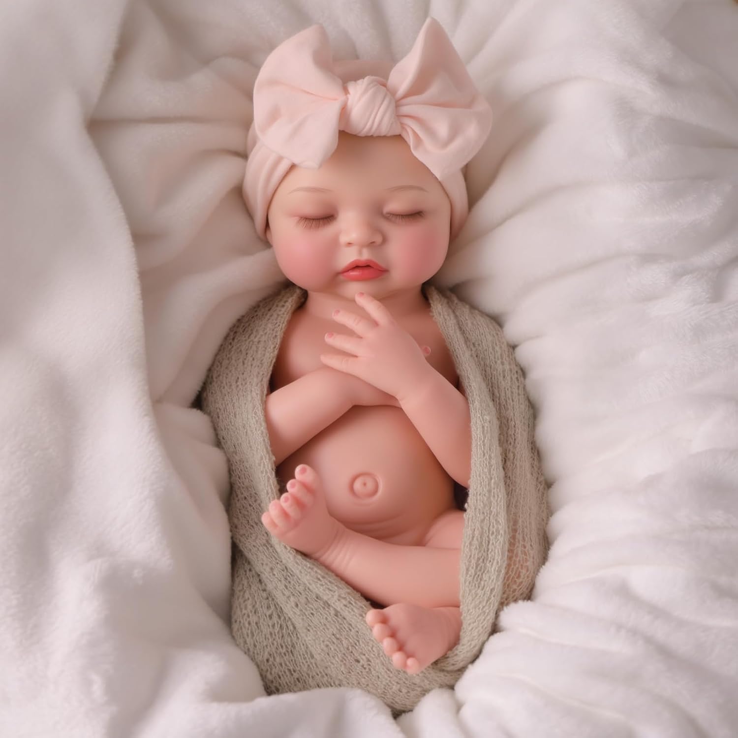 Muñeca Reborn Bebé Realista De Silicona Flexible skyler